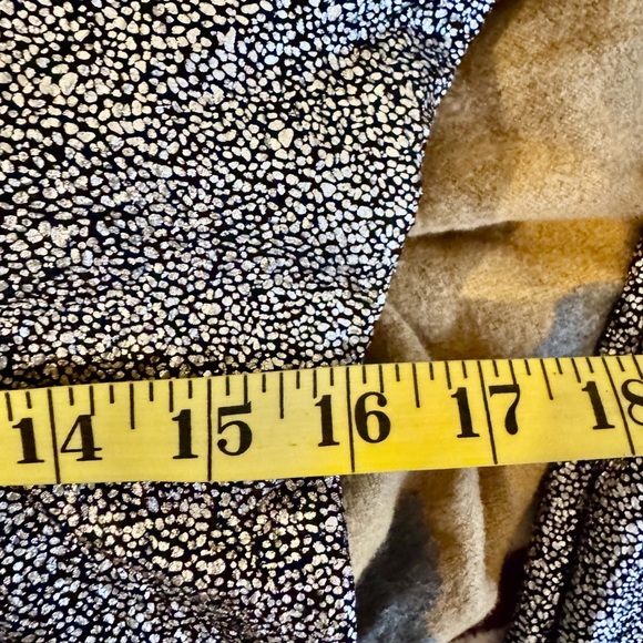 Charlotte Russe Lime New Metallic Long Sleeve Dress size Large - Picture 6 of 9